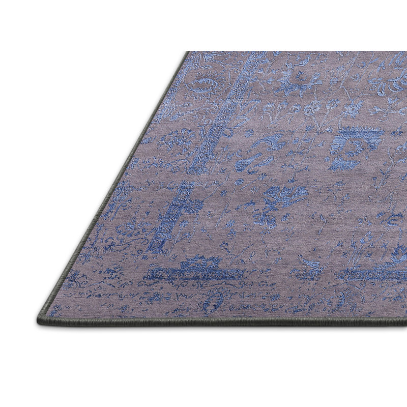 Tapis oriental bleu Humberwood, Rectangle 6 pi x 9 pi