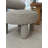 Elegant Wing Chair, Black & White, 15.4 x 22.8 x 15.4 inches | 100% Hornbeam Wood Frame, 100% Polyester Fabric | Comfortable Seat Height: 11.8 inches, Legs Height: 7.1 inches | Stylish Addition to Living Room, Bedroom, or Office Decor