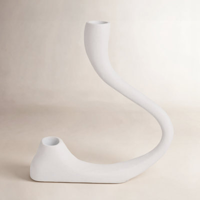 8.5'' H Aluminum Tabletop Candlestick