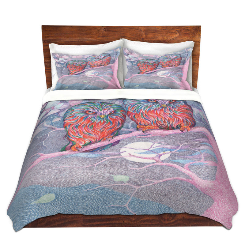 Ensemble de housse de couette à manivelle couple, 1 housse de couette grand + 2 taies standards