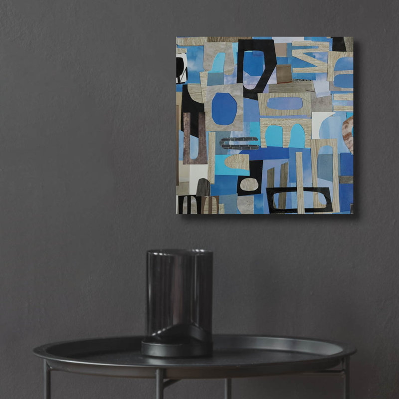  «Skies Over The Camargue 1» par Coco Good, art mural en verre acrylique, H 12 po x l 12 po x P 0,13 po