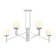 Pomeroy 6 - Light Dimmable Tiered Chandelier