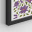 Impression de 8 pièces de fleurs de lavande mauves encadrées sur papier-92574191-92574192