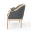 Causeuse confortable en tissu de style Chesterfield pour le salon