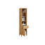 Fetullah 43.8cm W Solid Wood Height -Adjustable Shelving Unit-2028544627