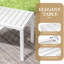 Table d'appoint en aluminium Bridgitte-163742230
