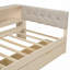 Lit plateforme en bois avec tablettes de rangement-1041675647-1041675646