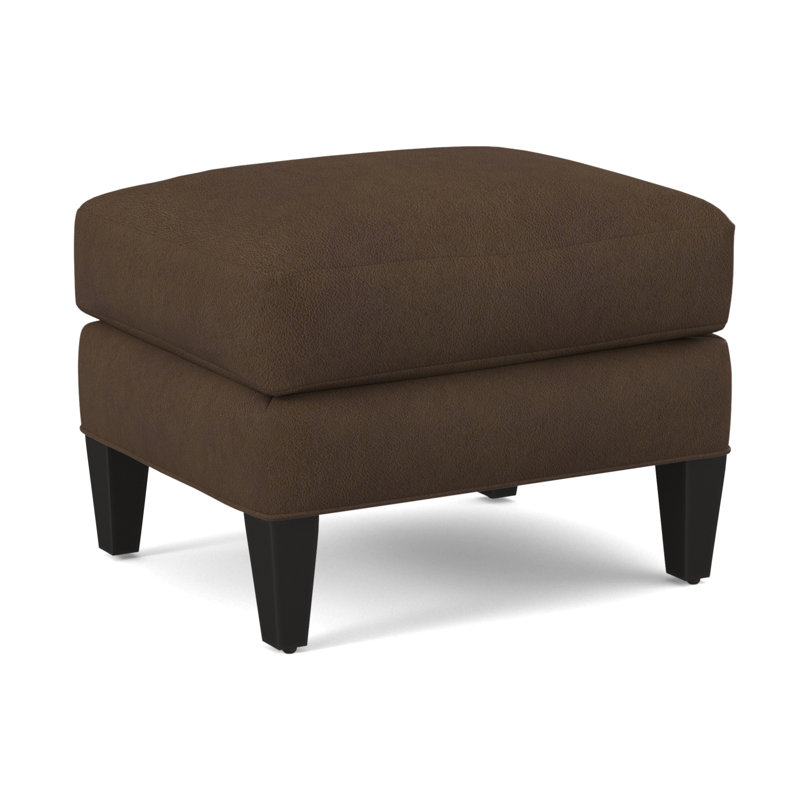 Upholstered Ottoman, Espresso, Evolution Caribou