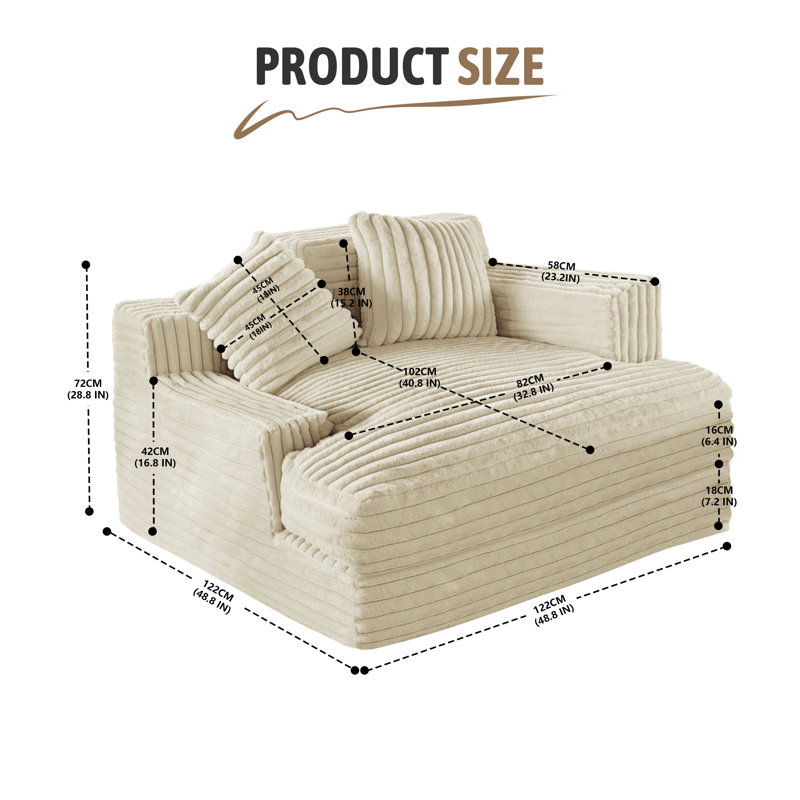 2 Seater Sofa & Chaise