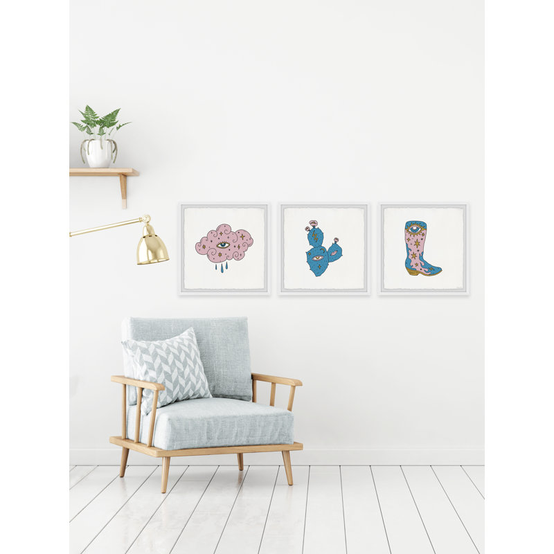 Parkison Life Of Objects by Marmont Hill - 3 Piece Single Picture Frame Painting Set, 45"H x 45"W x 3.81"D