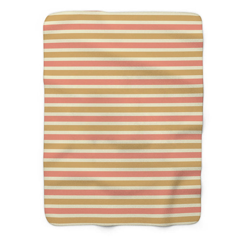 Couverture en sherpa rose 1 pièce, L 50 po x L 60 po