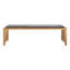 Tillar Genuine Leather Upholstered Bench