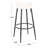 Arlandria Upholstered Counter Stool with Metal Frame-186428221