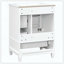 Tablettes de rangement de meuble-lavabo en céramique Modern Modern-121101064