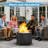Outdoor Fire Pit, 19'' Stainless Steel Smokeless Fire Pit with Removable Ash Pan Wood Burning Outdoor Fireplace-119291085