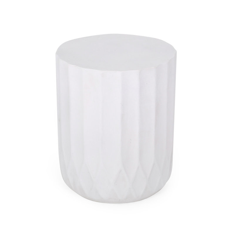 Rounded Cylindrical Structure End Table