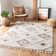 ImraanMoroccan Tassel Shag Geometric Indoor/Outdoor Rug