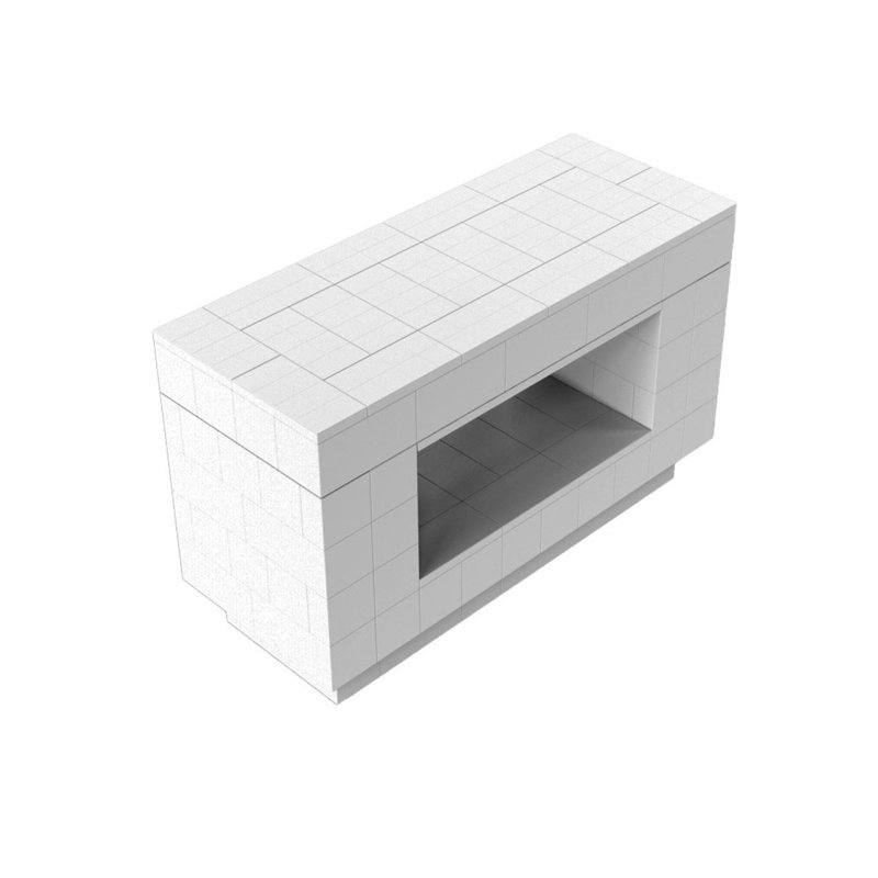 Table de réunion EverBlock, Blanc