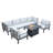 6 - Person Modular Patio Conversation Sets with Cushions-70965501