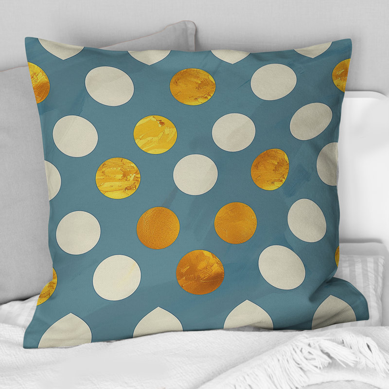 Coussin Glam Poka Dots I - Glam, H 16 po x l 16 po