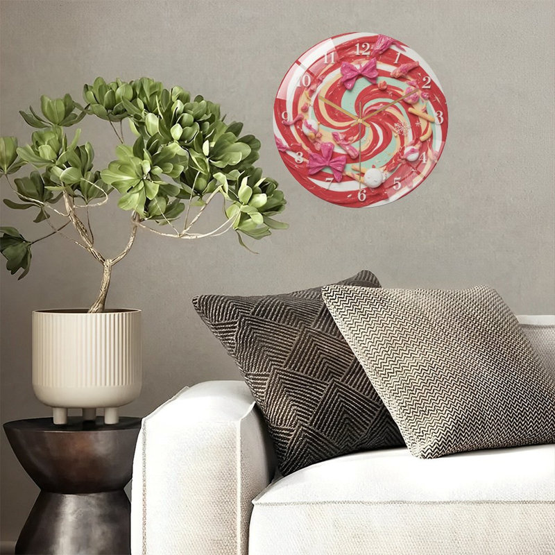 12'' Modern Glass Wall Clock