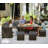 Slunce 9 - Persons Rectangular Outdoor Dining with Cushions-98665085