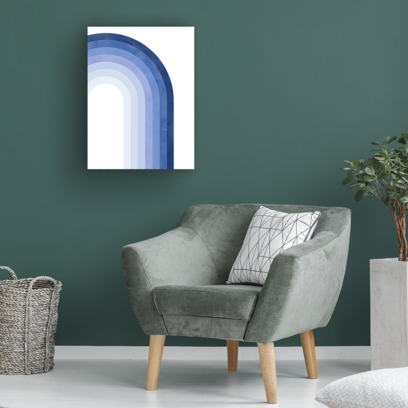 Art sur toile «Bachelor Elena Ristova Aspectratio Indigo71», H 14 po x l 19 po