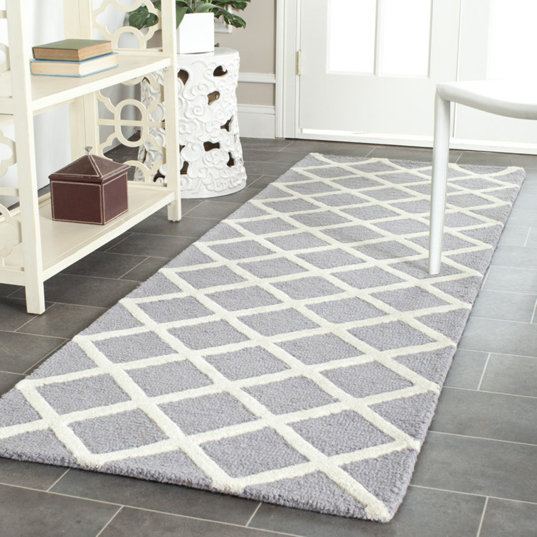 Sanyla Hand Tufted Wool Geometric Rug