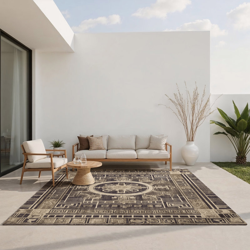 Tapis intérieur et extérieur Acropolis Echo, Rectangle 9 pi x 12 pi