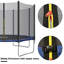 Meza Freeport Park 166cm Octagon Backyard Trampoline with Safety Enclosure