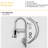 Brushed Nickel Kitchen Faucet - Modern Design, Made Of Stainless Steel 304 Finish 304, Ideal For Contemporary Kitchens-1371321937