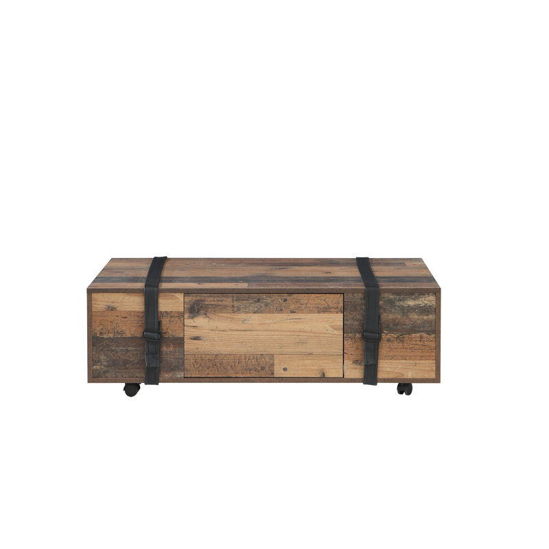 Caribbean Wheel Coffee Table with Storage