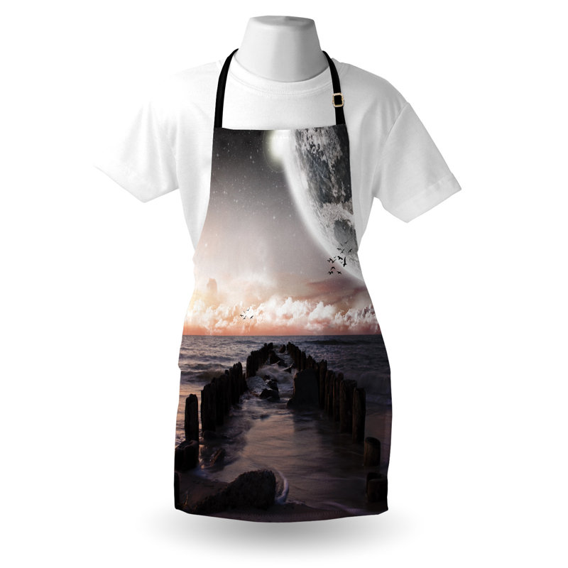No Pattern Bib Apron