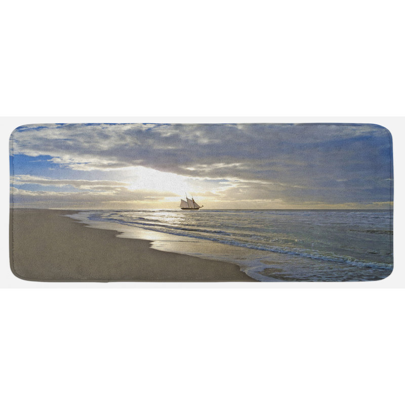 Tapis de cuisine nautique