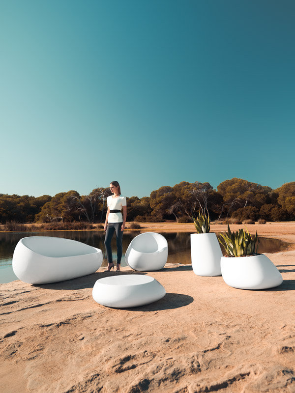 Stone Self-Watering Resin Pot Planter