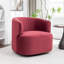 Fauteuil demi-tonneau pivotant rembourré Tybias-1288615245