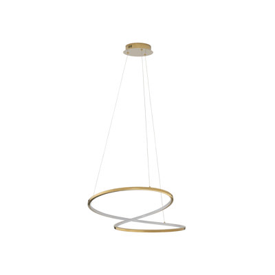 1 - Light Gold LED Unique/Statement Pendant