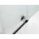 Langham XL 72" W x 80" H Frameless Rectangle Sliding Shower Enclosure with Fixed Panel