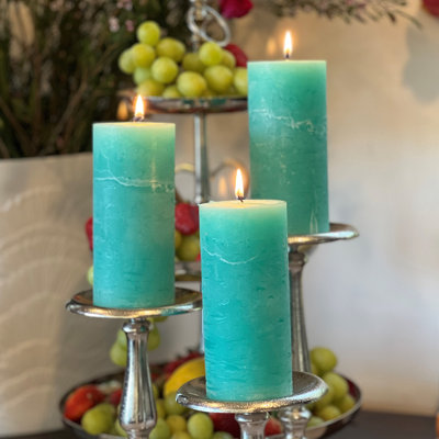 3 Piece Pillar Candle Set