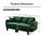 Sofa with unique shell-shaped armrests-117534299