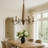 Dinner at Chandelier - Heritage Bronze - 38"W x 36"H