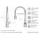 Neera Culinary Look Pull Down Single Handle Kitchen Faucet