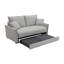Canapé-lit modulaire en chenille Oren avec rangement et 2 coussins décoratifs Oren