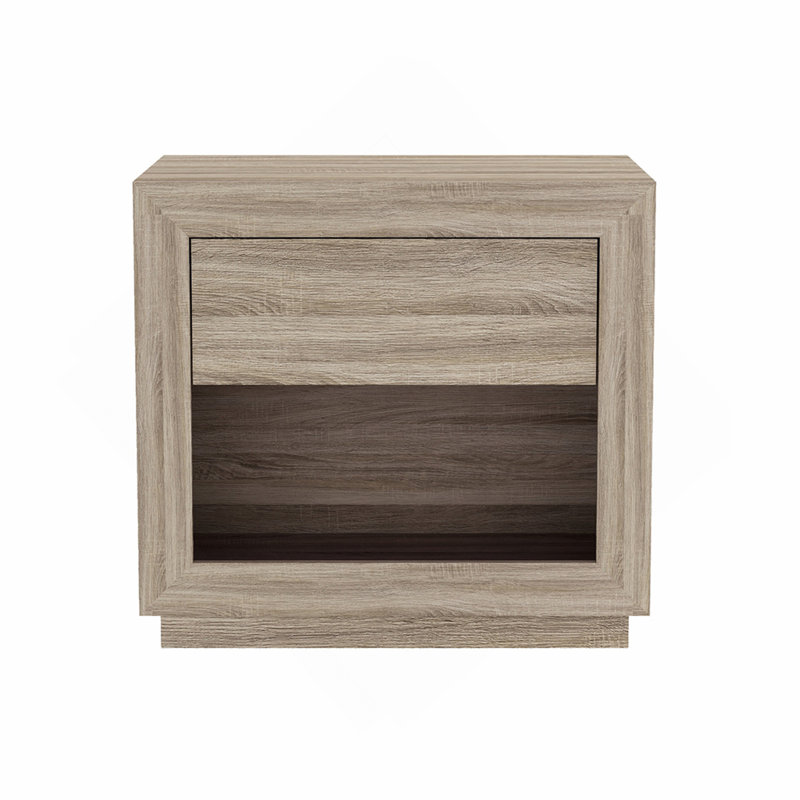 Table de chevet en chêne naturel, Chêne