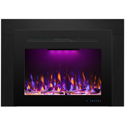 Aeric Electric Fireplace Insert With Trim Kit