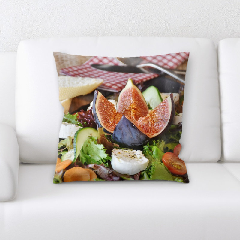 Housse et insert de coussin en forme de salade