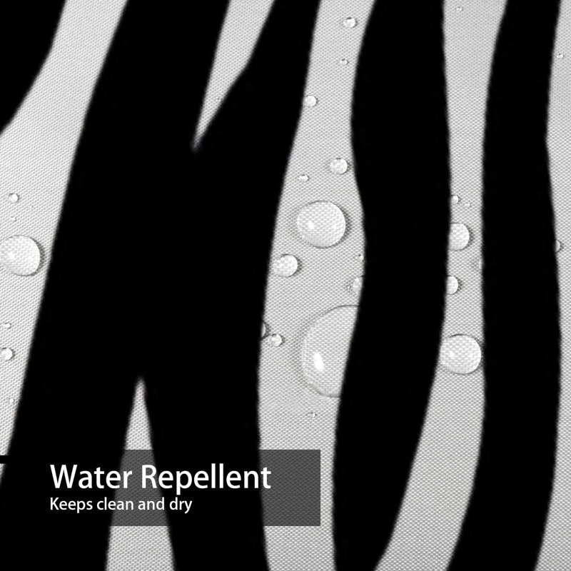 Rideau de douche Zebra, L 72 po x l 72 po