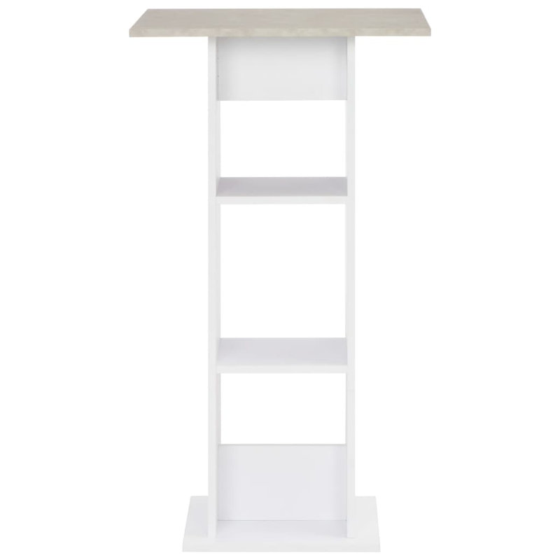 Boxvale Dining Table, Concrete, White