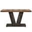 Table de salle à manger de 47 po pour 4-6 personnes - Table de cuisine et de salle à manger avec base piédestal robuste-1339551291-1339551293