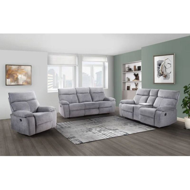 Ensemble de salon configurable Charlcombe, 3 Pcs: Chair, Loveseat, Sofa